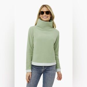NWT Dudley Stephens Park Slope Sweater in Aqua/Sage - Small